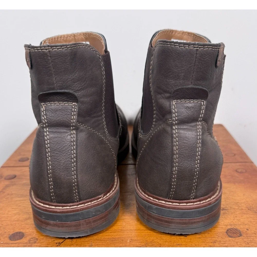 Dockers Ransom Chelsea Boots Style # 90-43938 Brown Faux Leather Mens - 12 M